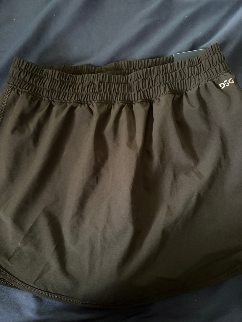 DSG Black Circle Skirt with Elastic Waistband